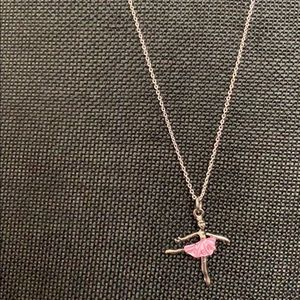 Ballet dancer necklace